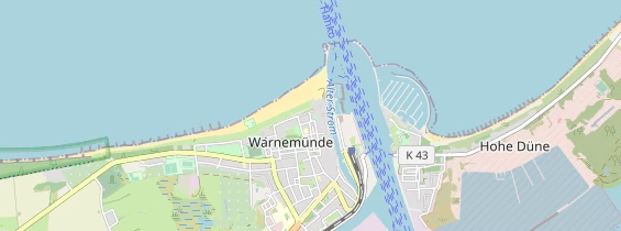 Restaurant auf Karte
