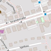 Restaurant auf Karte