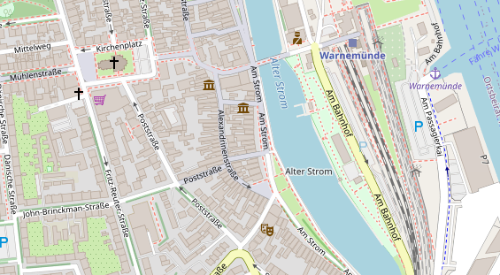 Restaurant auf Karte