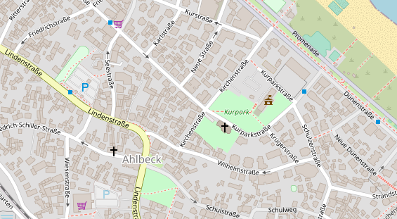 Restaurant auf Karte