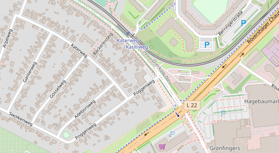 Restaurant auf Karte