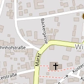 Restaurant auf Karte