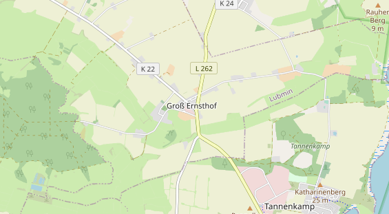 Restaurant auf Karte