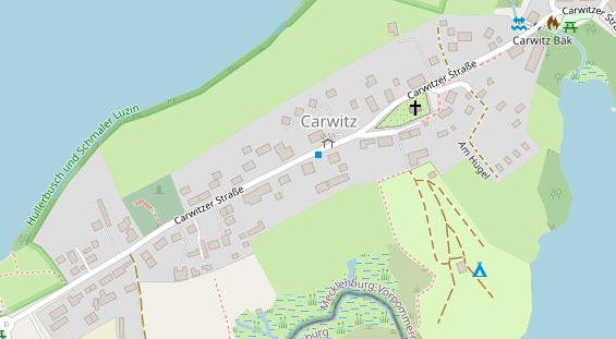 Restaurant auf Karte