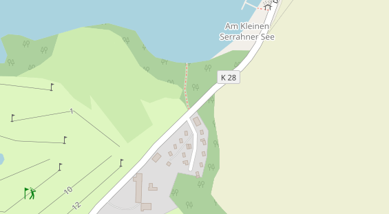 Restaurant auf Karte