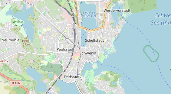 Restaurant auf Karte