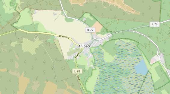 Restaurant auf Karte