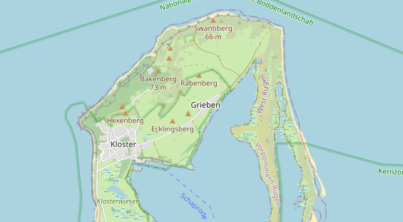 Restaurant auf Karte