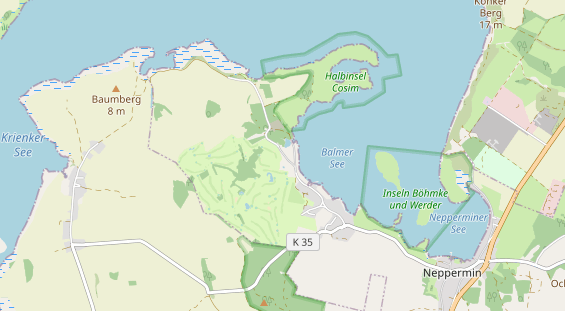 Restaurant auf Karte