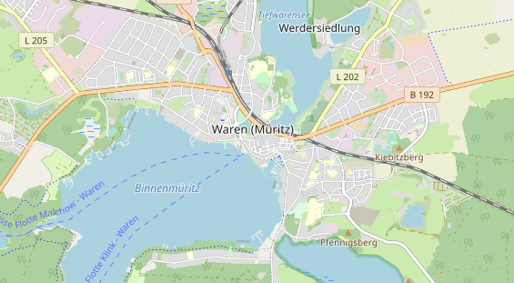 Restaurant auf Karte