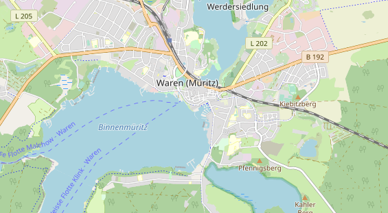 Restaurant auf Karte