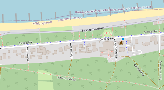 Restaurant auf Karte