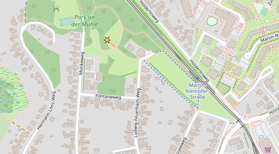 Restaurant auf Karte