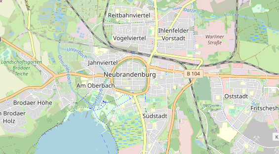 Restaurant auf Karte