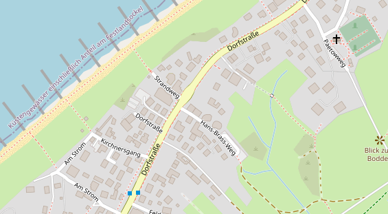 Restaurant auf Karte