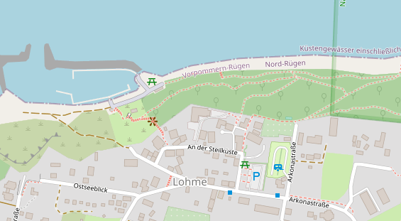 Restaurant auf Karte