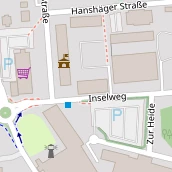 Restaurant auf Karte
