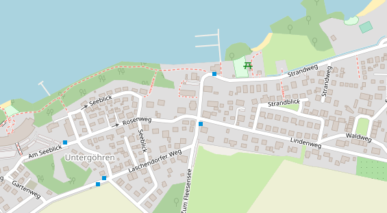 Restaurant auf Karte