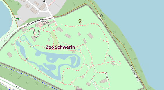 Restaurant auf Karte