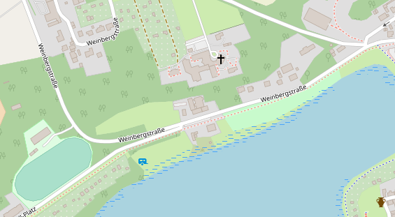 Restaurant auf Karte