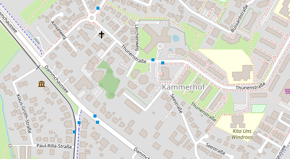 Restaurant auf Karte