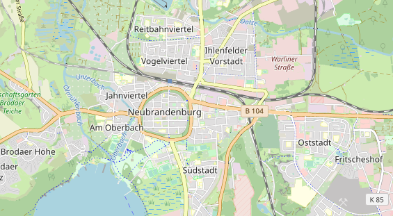 Restaurant auf Karte