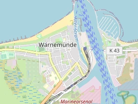 Restaurant auf Karte