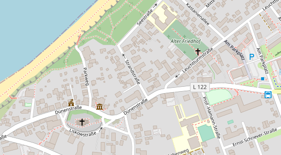 Restaurant auf Karte