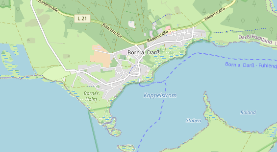 Restaurant auf Karte