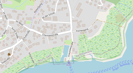 Restaurant auf Karte