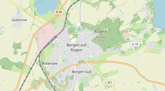 Restaurant auf Karte