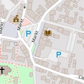 Restaurant auf Karte