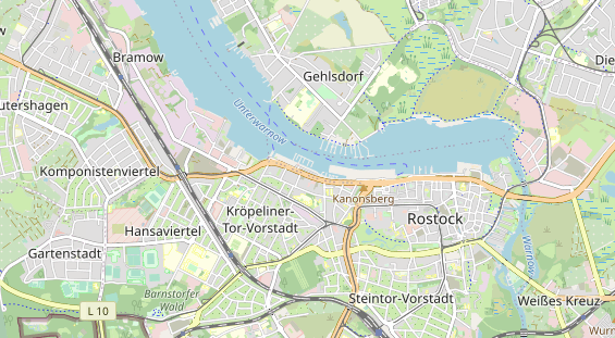 Restaurant auf Karte