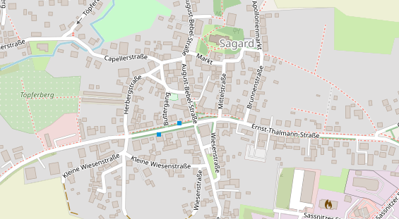 Restaurant auf Karte