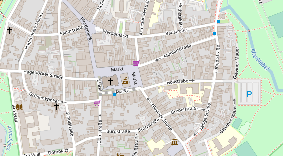 Restaurant auf Karte