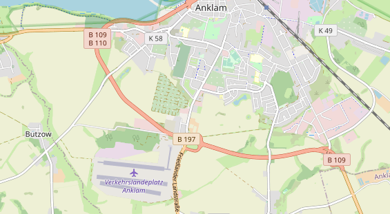 Restaurant auf Karte