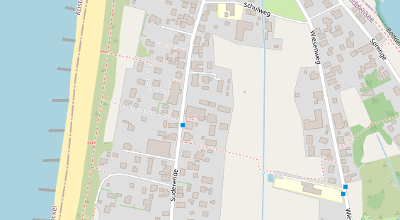 Restaurant auf Karte