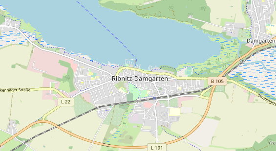 Restaurant auf Karte