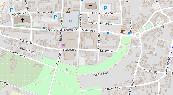 Restaurant auf Karte