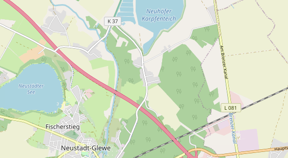 Restaurant auf Karte