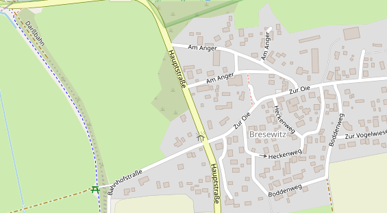 Restaurant auf Karte