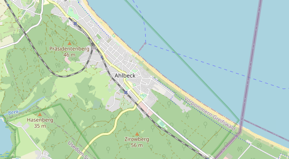 Restaurant auf Karte