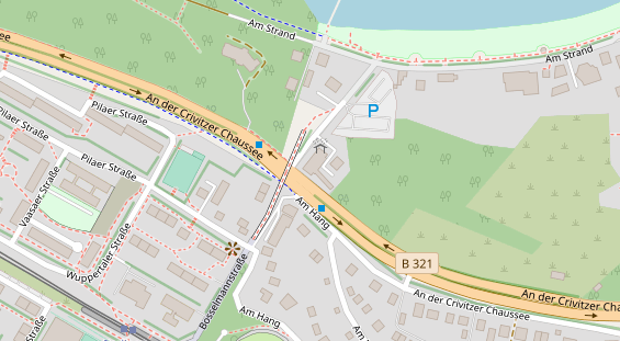 Restaurant auf Karte