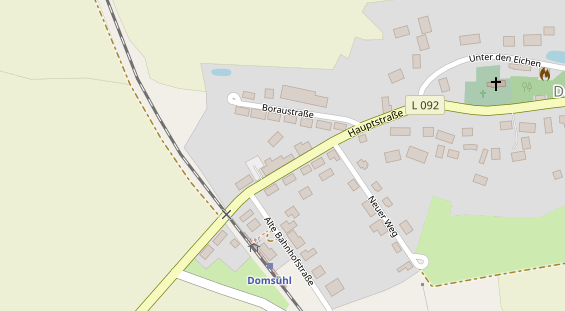 Restaurant auf Karte