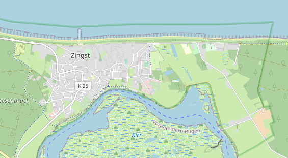 Restaurant auf Karte