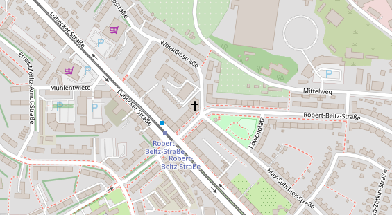 Restaurant auf Karte