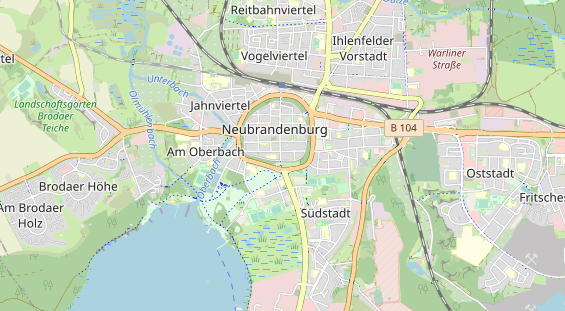 Restaurant auf Karte