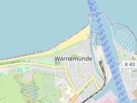 Restaurant auf Karte