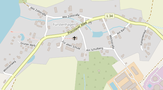 Restaurant auf Karte