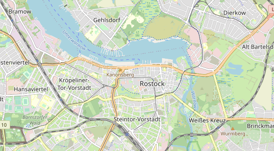 Restaurant auf Karte